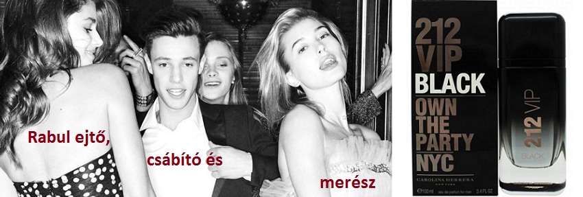 Carolina Herrera 212 VIP Black f�rfi parf�m
