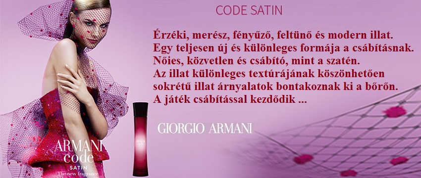 Giorgio Armani Armani Code Satin noi parfüm