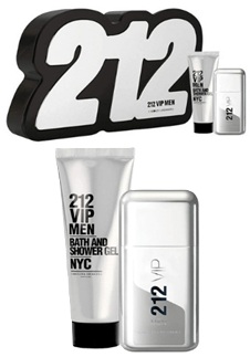 Carolina Herrera 212 VIP Men f�rfi parf�mszett    50ml EDT + 75ml tusf. Ritkas�g! Utols� Db Rakt�rr�l! Id�szakos Akci�!