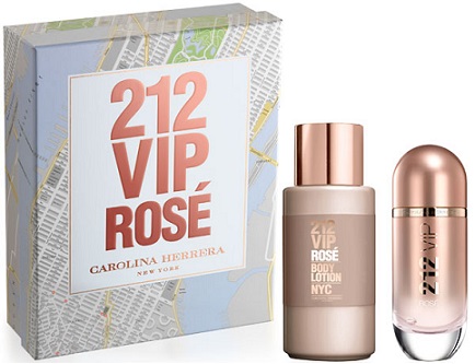 Carolina Herrera 212 VIP Ros� n�i parf�m szett 80ml EDP + 100ml test�pol� Ritkas�g!
