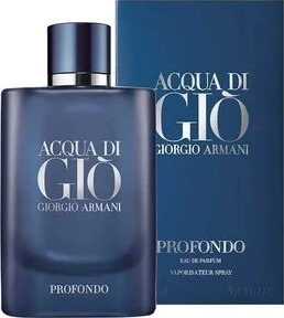 Giorgio Armani Acqua di Gio Profondo frfi parfmszett 75ml EDP + 75ml tusf.+ 75ml Borotvlkozs utni balzsam Korltozott Db.szm!