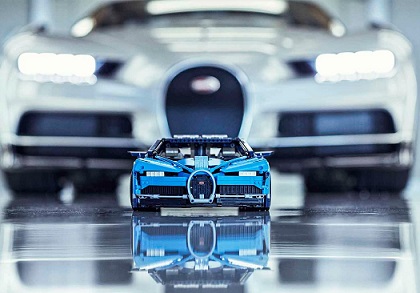 Bugatti Chiron �p�tett k�sz Lego 3599 Db-b�l