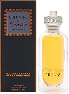 Cartier L Envol férfi parfüm  100ml EDP Újratölthető Időszakos Akció!