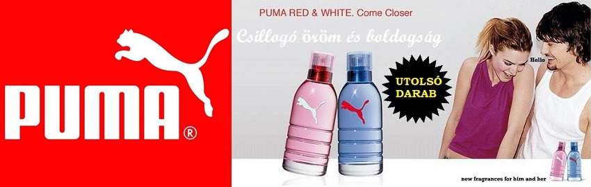 Puma Red & White Man frfi parfm