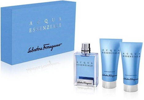 Salvatore Ferragamo Acqua Essenziale f�rfi parf�m szett (100ml EDT parf�m+ 50ml tusf�rdő �s after shave b.