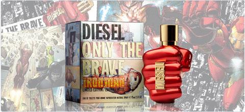 Diesel Only The Brave Iron Man f�rfi parf�m 75ml EDT (Teszter)