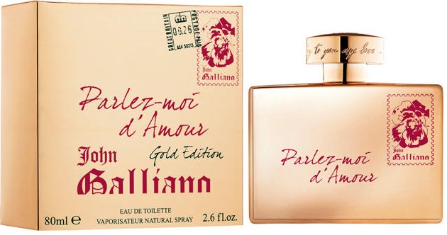 Jonh Galliano Parlez-Moi d Amour Gold Edition n�i parf�m  80ml EDT