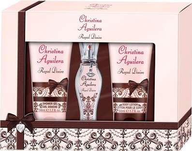 Christina Aguilera Royal Desire n�i szett (15ml EDP parf�m + 50ml-es test�pol� �s tusf�rd�)